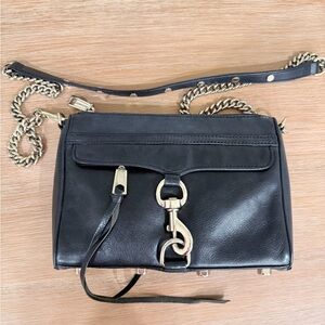 Rebecca Minkoff Black Leather Crossbody Bag